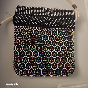 Unk Black Beaded Mini Bag